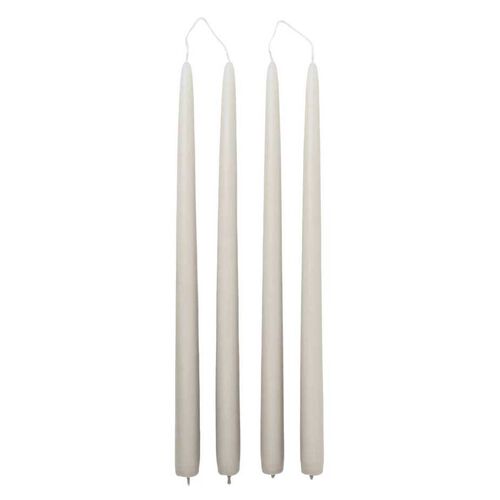 Broste Candle Taper Set Of 4 H380 - Rainy Day